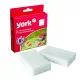 Burete de Curățare Delicat din Spumă Melaminică, 2 Bucăți - YORK