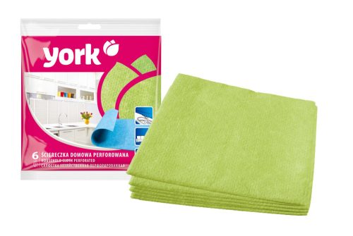 Set 6 Lavete Perforate York pentru Uz Casnic - Absorbție Ridicată și Versatilitate