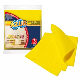  Set 3 Lavete Menajere Azur YORK 30x35 cm pentru Curățenie Generală