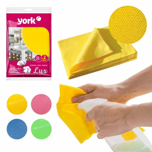 18 x Set Lavete de Curățare din Bumbac, 8+2 Bucăți Gratis - YORK Lux
