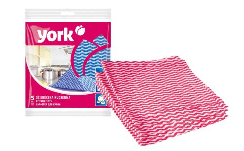 Set de 5 Lavete de Curățenie pentru Uz Casnic, 35 x 35 cm, Material de Calitate - YORK
