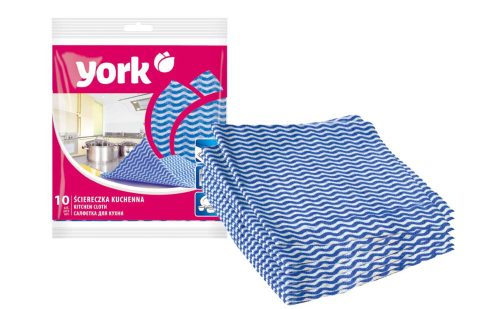 Set 10 Lavete de Bucătărie YORK, 35 x 35 cm, pentru Suprafețe Delicate