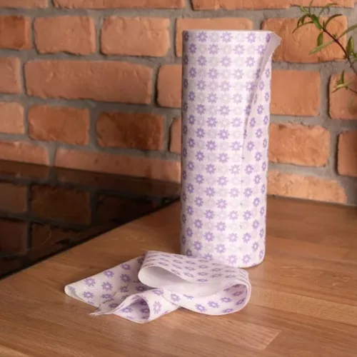 Set 40 Bucăți Prosoape de Bucătărie, Model Floral, Reutilizabile - YORK