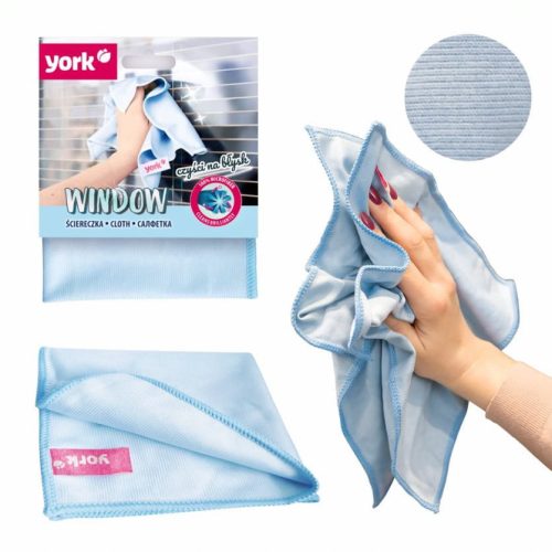 Cârpă din Microfibră pentru Geamuri 30 x 30 cm - 1 Bucată - YORK