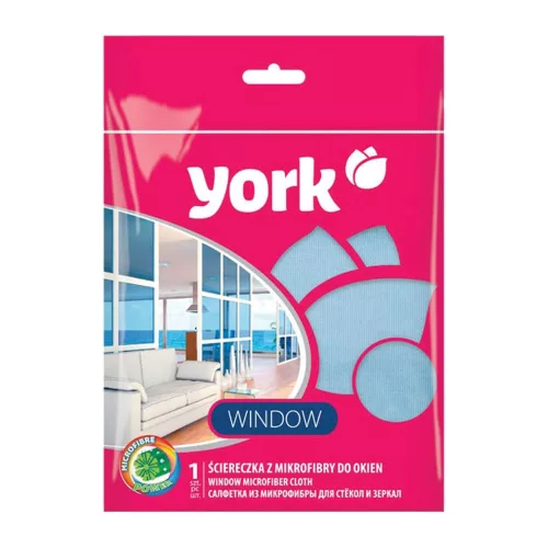 Cârpă din Microfibră pentru Geamuri 30 x 30 cm - 1 Bucată - YORK