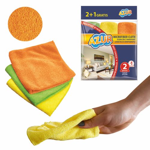Set Lavete Tradiționale din Microfibră 2+1 Gratuit 30 x 30 cm - YORK