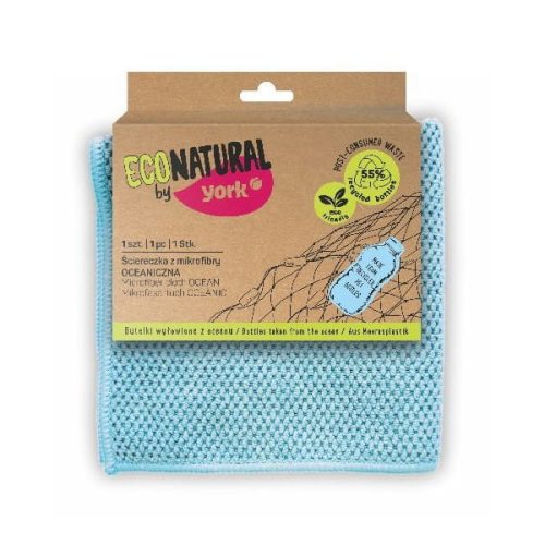 Laveta Ecologică din Microfibră 30 x 30 cm - YORK Eco Natural Ocean
