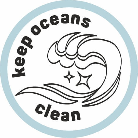 Laveta Ecologică din Microfibră 30 x 30 cm - YORK Eco Natural Ocean