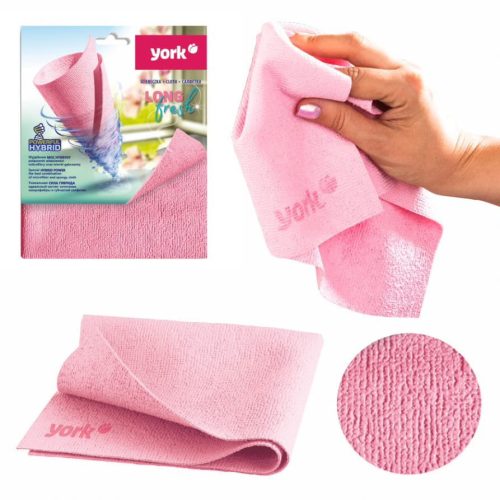 30 x Mikrofișă din microfibră pentru curățare fără urme 30 x 35 cm - YORK Long Fresh