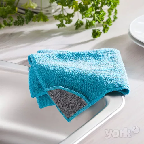 Ștergător din Microfibră 35 x 35 cm - 1 Bucată - YORK Power Scrub pentru Curățare Universală