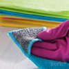 Ștergător din Microfibră 35 x 35 cm - 1 Bucată - YORK Power Scrub pentru Curățare Universală