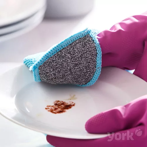 Ștergător din Microfibră 35 x 35 cm - 1 Bucată - YORK Power Scrub pentru Curățare Universală
