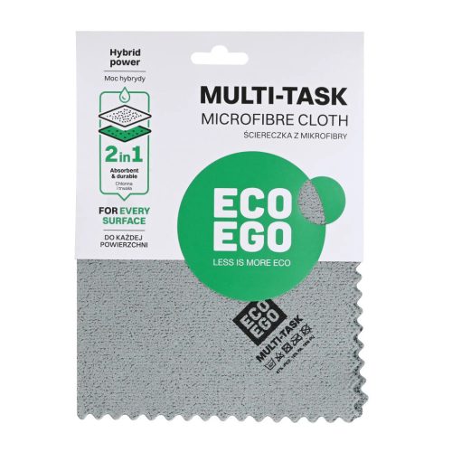 Șervețel de Curățare Multi Task York ECO EGO din Microfibră, 35x35 cm, 67% Poliester Reciclat