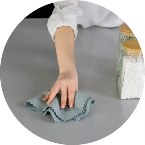 Șervețel de Curățare Multi Task York ECO EGO din Microfibră, 35x35 cm, 67% Poliester Reciclat