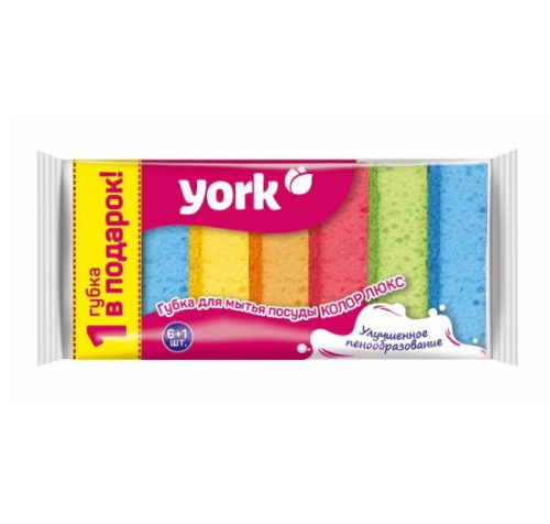 Burete abraziv COLOR LUX 6+1 buc - YORK