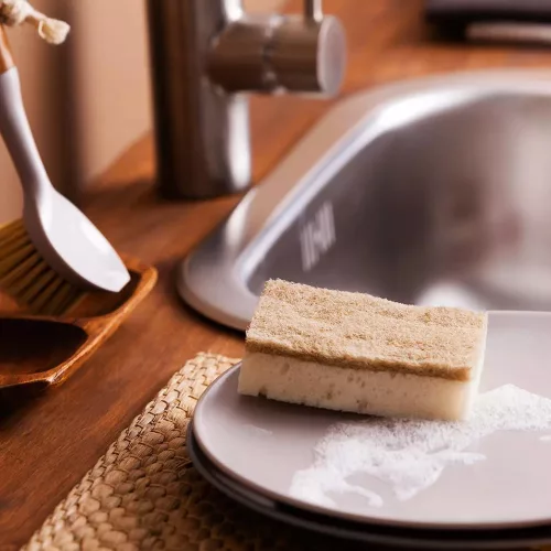 Bureți de Frecat din Materiale Naturale, Set 2 Bucăți - YORK ECO NATURAL