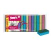 Set 30 Bureți de Vase York cu Strat de Curățare, 25+5 Bucăți Cadou