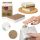 Set 3 Bureți de Bucătărie ECO din Material Reciclat și Agave Natural - YORK ECO NATURAL