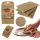 46 x Set 3 Bureți de Curățare din Material Natural - YORK ECO NATURAL, Fibre de Agave și PET Reciclat