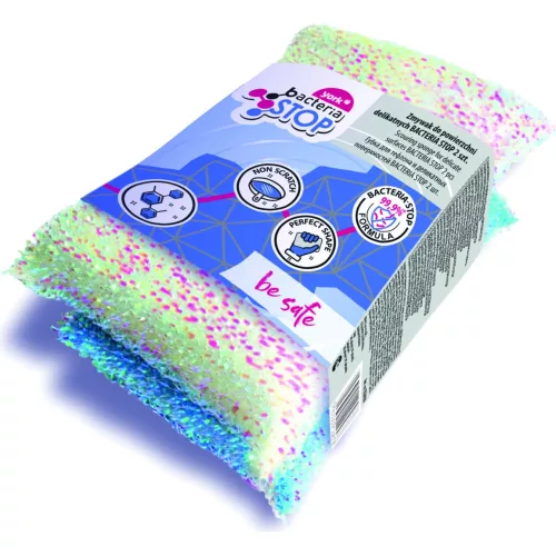 Set de Bureți Antibacterieni pentru Suprafețe Delicate - YORK BACTERIA STOP