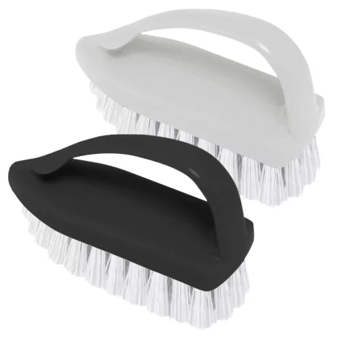 Perie de Curățare în Formă de Fier MAXI - YORK, Dimensiuni 7x9x15 cm, Material Plastic, Pentru Suprafețe Dure