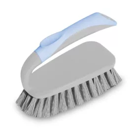   8 x Perie de Curățare Antibacteriană YORK BACTERIA STOP, 16 cm, Polipropilenă, Elastomer, Culoare Gri-Albăstruie