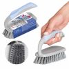 Perie de Curățare Antibacteriană YORK BACTERIA STOP, 16 cm, Polipropilenă, Elastomer, Culoare Gri-Albăstruie