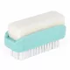 Perie de Unghii cu Piatra Ponce - YORK, Dimensiuni 8x3x4 cm, Material Plastic, Diverse Culori
