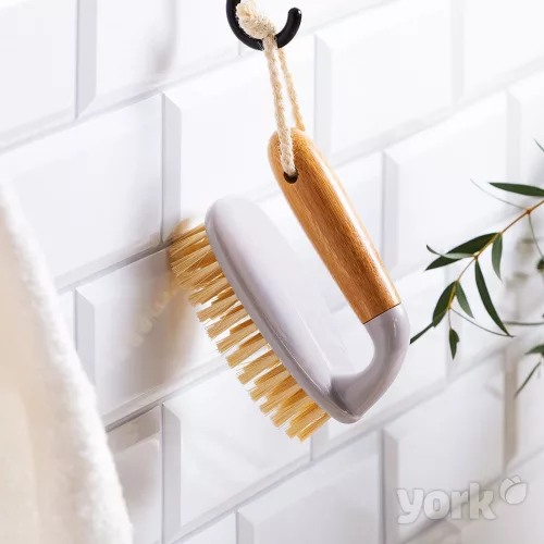 Perie de Frecat ECO NATURAL YORK din Bambus, 14 cm x 6,5 cm x 9 cm