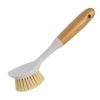 Perie de Vase din Bambus - York Eco Natural, 22 cm, Bej-Maro