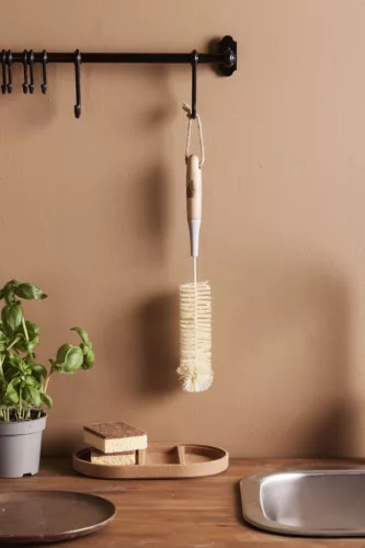 Perie de Curățare pentru Sticle 1 Litru din Bambus - YORK ECO NATURAL
