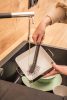 Perie de Vase SCANDI Gri cu Mâner Ergonomic din Materiale Reciclate - YORK