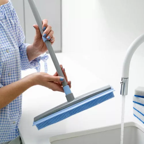 Mătură Antibacteriană Lavabilă cu Gume Termoplastice și Racletă pentru Apă - YORK - BACTERIA STOP