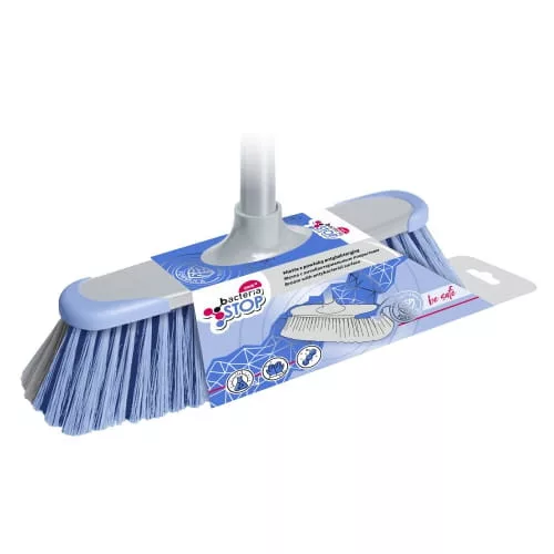 Mătură Antibacteriană cu Mâner de 120 cm BACTERIA STOP - YORK - CURĂȚENIE CASĂ