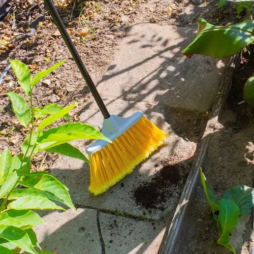 Mătură Grădină 120cm cu Mâner SUNNY GARDEN - YORK - GRĂDINA DIN VIS
