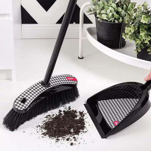 Perie de Curățenie cu Mâner Întărit 120cm, Design Lunar, Tehnologie IML - PEPITA - YORK - CLEAN HOUSE