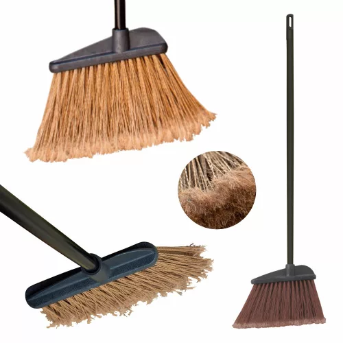 Mătură de Grădină Ecologică cu Peri PET și Coada de 120cm NUTTY GARDEN - YORK - GRĂDINĂ DIN VIS