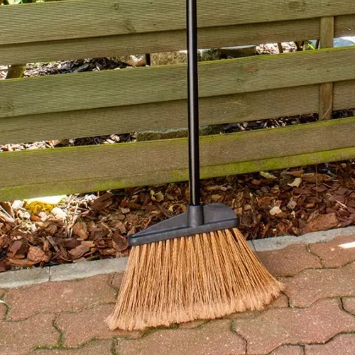 Mătură de Grădină Ecologică cu Peri PET și Coada de 120cm NUTTY GARDEN - YORK - GRĂDINĂ DIN VIS