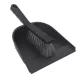 24 x Set făraș cu margine din cauciuc și perie ergonomic din material plastic reciclat - YORK - CLEAN HOUSE