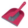 Set făraș cu margine din cauciuc și perie ergonomic din material plastic reciclat - YORK - CLEAN HOUSE