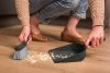 Set făraș cu margine din cauciuc și perie ergonomic din material plastic reciclat - YORK - CLEAN HOUSE