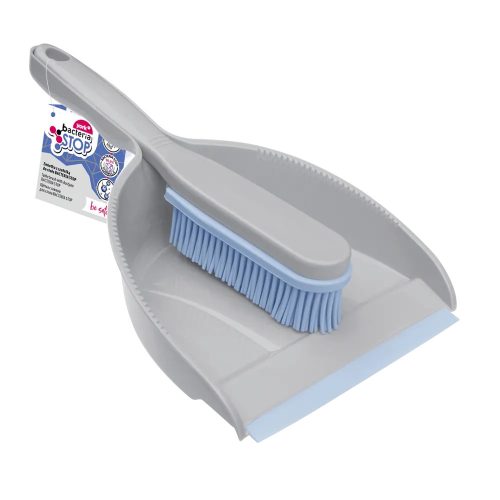 Set de Curățenie Antibacterian cu Mătură și Făraș cu Margine de Cauciuc - YORK - STOP BACTERII - CASĂ CURATĂ