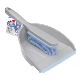   12 x Set de Curățenie Antibacterian cu Mătură și Făraș cu Margine de Cauciuc - YORK - STOP BACTERII - CASĂ CURATĂ