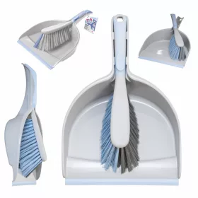   16 x Set Curățenie cu Mătură și Făraș Antibacterian BACTERIA STOP - YORK - CLEAN HOUSE, cu Formulă Testată JIS Z2801 și Cink Macromolecule