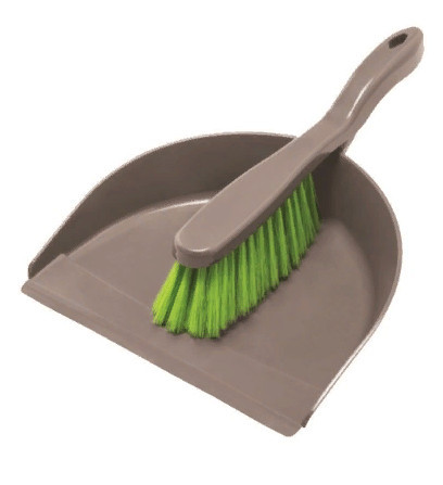 Set făraș cu mătură din material reciclat CORAL - YORK - CLEAN HOUSE