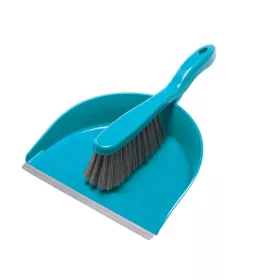   Set făraș cu margine de cauciuc și mătură din material reciclat CORAL - YORK - CLEAN HOUSE