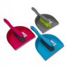 Set făraș cu margine de cauciuc și mătură din material reciclat CORAL - YORK - CLEAN HOUSE