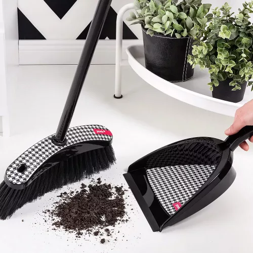 Set Faras cu Margine de Cauciuc și Perie Ergonomică PEPITA - YORK - CLEAN HOUSE