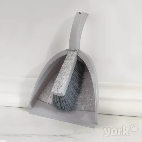 Set de Curățenie LOFT cu Tăviță și Perie cu Dinți și Margine din Cauciuc - YORK - CLEAN HOUSE