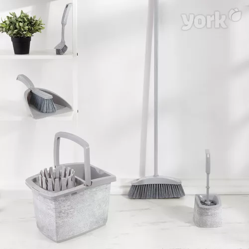 Set de Curățenie LOFT cu Tăviță și Perie cu Dinți și Margine din Cauciuc - YORK - CLEAN HOUSE